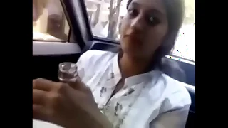 Desi teen fucked hard by dad in car